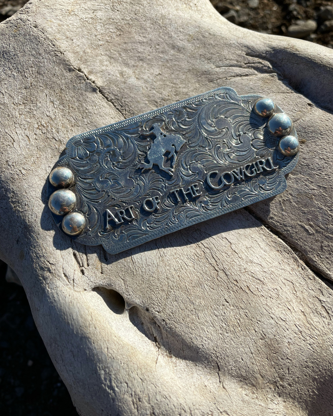 Lot 4: Cantle Plate, Donated by Jill Latno-Yamate